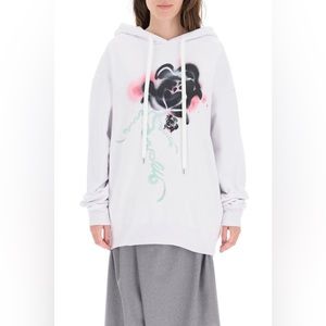 Marni graffiti flower print hoodie